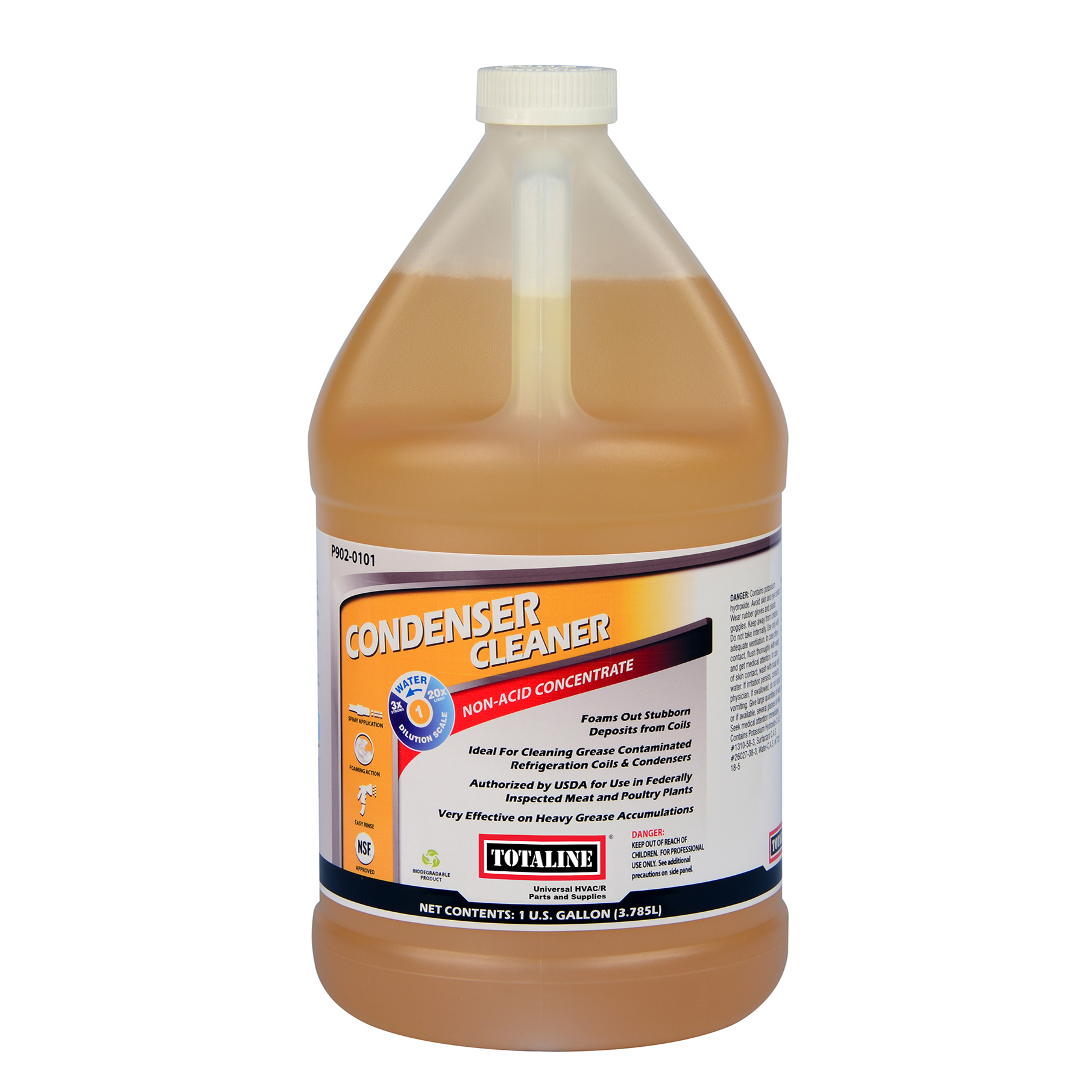 Nucalgon 4168-08 Evaporator Power Coil Cleaner - 1 gal